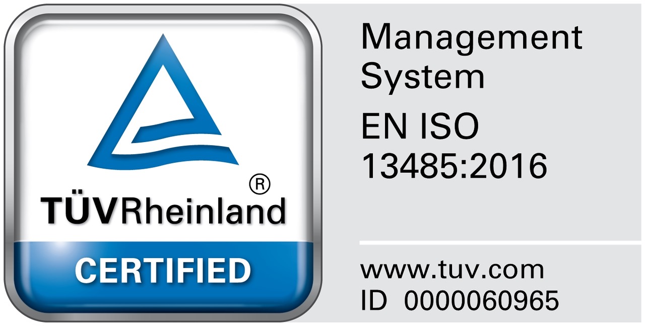 TÜV-Rheinland certified