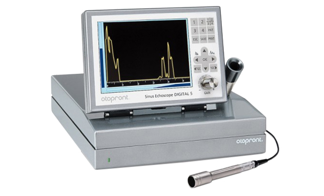 Otopront ENT diagnosis device for sinus exams