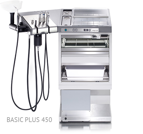 Basic Plus 450 is the smallest of all treatment unit modules in this series