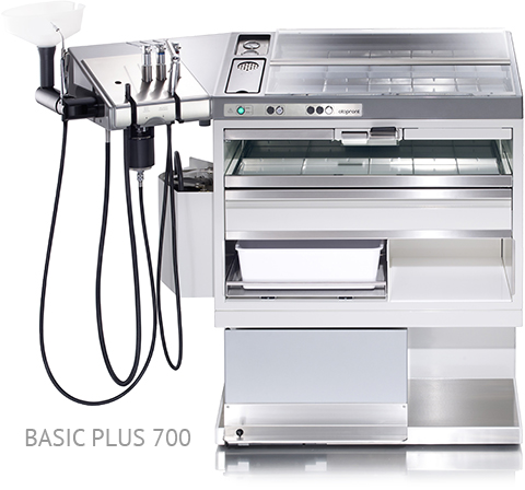 Basic Plus 700 ist das größte Modul von der Behandlungseinheitsreihe Basic Plus