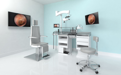 Endoskopische Verfahren und Systeme für HNO Behandlungseinheit otopront Basic Plus