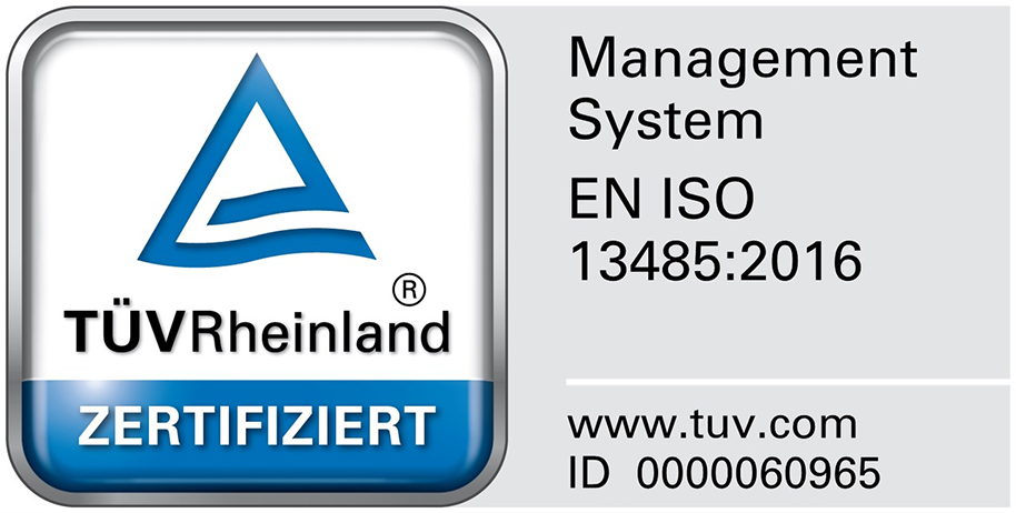 TÜV-Rheinland zertifiziert